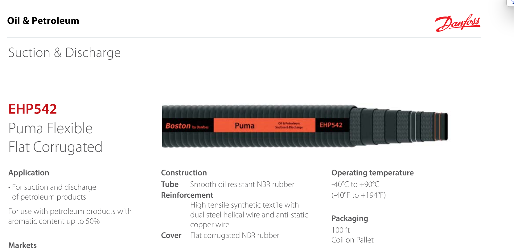 [ATI]_Danfoss_Oil&Petroleum_Suction&Discharge_EHP542-PumaFlexibleFlatCorrugated.pdf